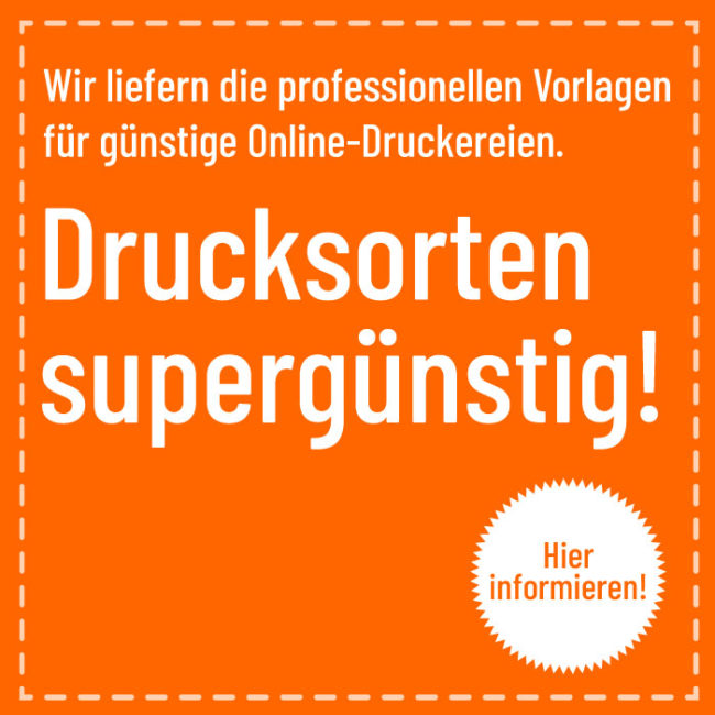 Wir gestalten Ihre Drucksorten